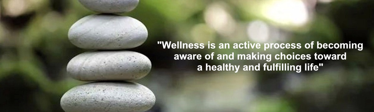 Wellness is an active process of becoming
		aware of and making choices toward a healthy and fulfilling life